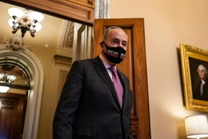 Lãnh đạo phe đa số Dân chủ tại Thượng viện Mỹ Chuck Schumer. Ảnh: THE WASHINGTON POST