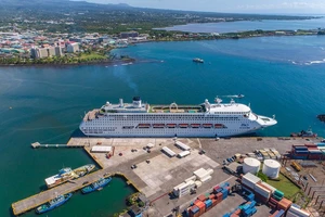 Cảng Apia ở phía đông thủ đô Apia - cảng chính hiện nay của quốc đảo Samoa. Ảnh: SAMOA GEM