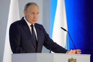 Tổng thống Nga Vladimir Putin. Ảnh: REUTERS