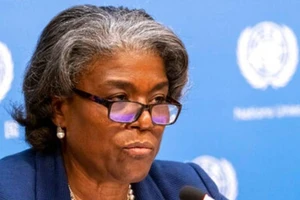 Đại sứ Mỹ tại LHQ Linda Thomas-Greenfield. Ảnh: AP
