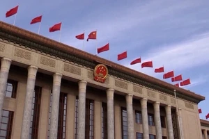 Đại lễ đường Nhân dân ở thủ đô Bắc Kinh (Trung Quốc). Ảnh: CGTN