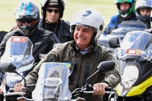 Tổng thống Brazil Jair Bolsonaro. Ảnh: Jiji/AFP