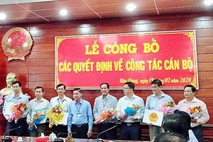 Hậu Giang tái bổ nhiệm nhiều nhân sự chủ chốt