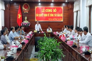 Hậu Giang: Tỉnh ủy, Ủy ban điều động, bổ nhiệm nhiều lãnh đạo