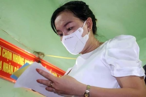 Hình ảnh cử tri xã đảo Thổ Châu bầu cử sớm trong ngày 21-5