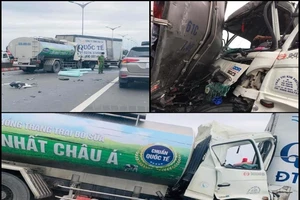 Tông xe liên hoàn, cầu Cần Thơ kẹt xe nghiêm trọng 