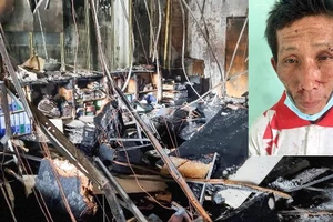 Vào trụ ATM trong ngân hàng đốt gây cháy dữ dội