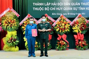 Kiên Giang thành lập Hải đội Dân quân thường trực