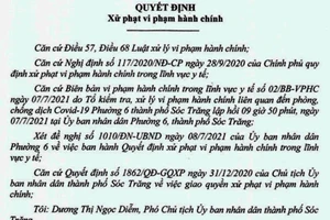 2 phụ nữ ở Sóc Trăng bị phạt 30 triệu vì bán cà phê tại chỗ