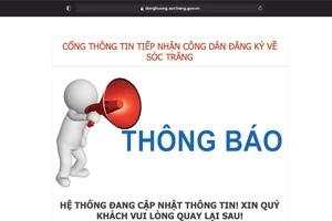 Sóc Trăng: Tạm dừng ghi nhận đăng ký về quê