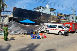  2 vợ chồng tử vong trong siêu thị mini bị cháy