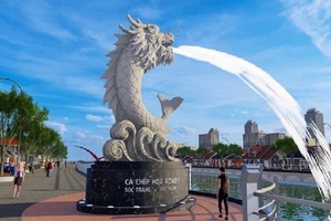 Sóc Trăng: Dừng chủ trương lắp hình tượng cá chép hóa rồng 15 tỉ