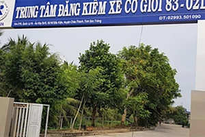 1 Trung tâm đăng kiểm ở Sóc Trăng bị đình chỉ hoạt động 3 tháng