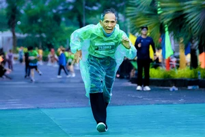 Những hình ảnh 'dễ thương' tại Giải marathon quốc tế Mekong Delta Hậu Giang