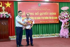 Cục Quản lý thị trường Hậu Giang có tân Cục trưởng