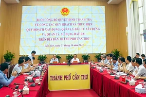 Thanh tra Chính phủ công bố Quyết định thanh tra về đất đai ở Cần Thơ 