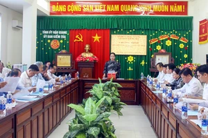 Ủy ban Kiểm tra Tỉnh ủy Hậu Giang bốc thăm chọn người xác minh tài sản, thu nhập năm 2024