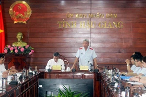 Bộ Nội vụ công bố quyết định thanh tra tại Hậu Giang 