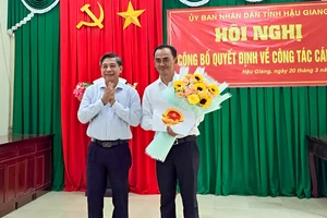 Giám đốc Sở TN&MT tỉnh Hậu Giang nhận nhiệm vụ mới 