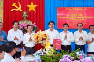Hậu Giang: Chủ tịch UBND TP Vị Thanh nhận nhiệm vụ mới