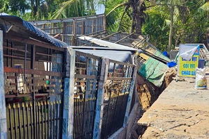 Kiên Giang: Huyện U Minh Thượng có khoảng 215 điểm sụt lún, sạt lở