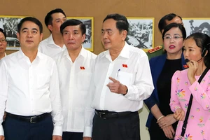 Chủ tịch Quốc hội Trần Thanh Mẫn thăm di tích Chiến thắng Chương Thiện