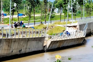 Tỉnh Kiên Giang thông tin vụ bờ kè 80 tỉ sạt lở sau 5 tháng sử dụng 