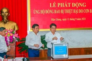 Hậu Giang, Kiên Giang kêu gọi ủng hộ đồng bào bị thiệt hại do cơn bão số 3