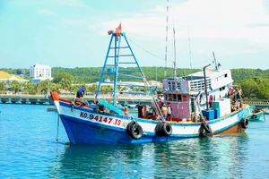 Vùng Cảnh sát biển 4 bắt giữ tàu cá vi phạm quy định về chống khai thác IUU