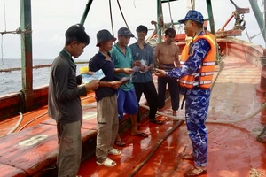 Vùng Cảnh sát biển 4 xử phạt 505 trường hợp vi phạm IUU trong năm 2024