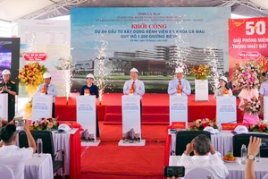 Tỉnh Cà Mau khởi công xây dựng bệnh viện đa khoa 1.200 giường