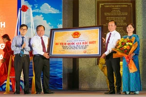 Đường Hồ Chí Minh trên biển tại Bến Vàm Lũng được công nhận là di tích quốc gia đặc biệt