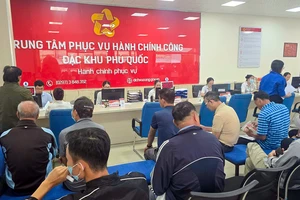 Hồ sơ thủ tục hành chính của đặc khu Phú Quốc tăng khoảng 70%
