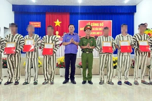 Trại giam Kênh 7 Bộ Công an trao Quyết định đặc xá cho 167 phạm nhân