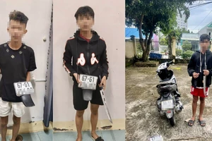 Bắt giữ 3 thanh niên 'chặt biển số' theo trào lưu trên TikTok