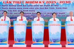 Tỉnh An Giang khởi công 3 dự án giao thông trọng điểm