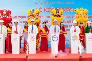 Khởi công cầu trên tuyến đường kết nối liên vùng An Giang và Cà Mau