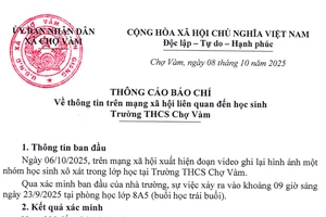 Công an tiếp nhận vụ 1 nữ sinh THCS ở tỉnh An Giang bị 2 nam sinh đánh dã man