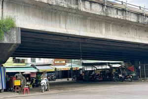 Nhiều gầm cầu ở Cần Thơ bị chiếm dụng làm nơi đỗ xe, bãi rác