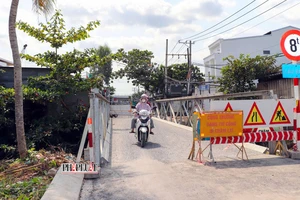 Cần Thơ: Cầu Bà Lễ đã hoàn thành, chờ thử tải để cho phép ô tô lưu thông