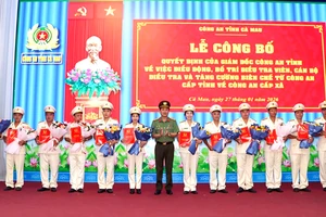 Công an cấp xã ở Cà Mau đều đã được bố trí điều tra viên