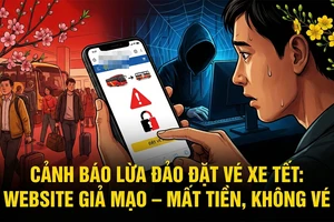 Công an cảnh báo thủ đoạn làm giả website để lừa bán vé xe dịp Tết