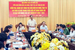 Phó Chủ tịch Quốc hội kiểm tra công tác chuẩn bị bầu cử tại An Giang