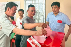 Nơi đầu tiên của tỉnh An Giang bầu cử đại biểu Quốc hội khóa XVI