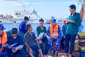 Cảnh sát biển Việt Nam tăng cường tuần tra, xử lý tàu cá vi phạm vùng biển nước ngoài