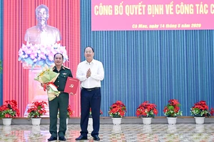 Thiếu tướng Nguyễn Văn Ngành giữ chức Chỉ huy trưởng Bộ Chỉ huy Quân sự tỉnh Cà Mau