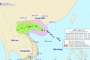 Chiều nay bão số 3 giật cấp 12 vào Vịnh Bắc bộ