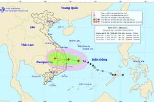 Chiều nay bão số 5 đổ bộ Quảng Ngãi - Khánh Hòa