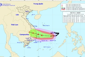 Bão số 6 tăng cấp, giật cấp 15 hướng vào đất liền