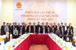Phiên họp lần III-2019 của Hội đồng GS Nhà nước. Ảnh: CTV